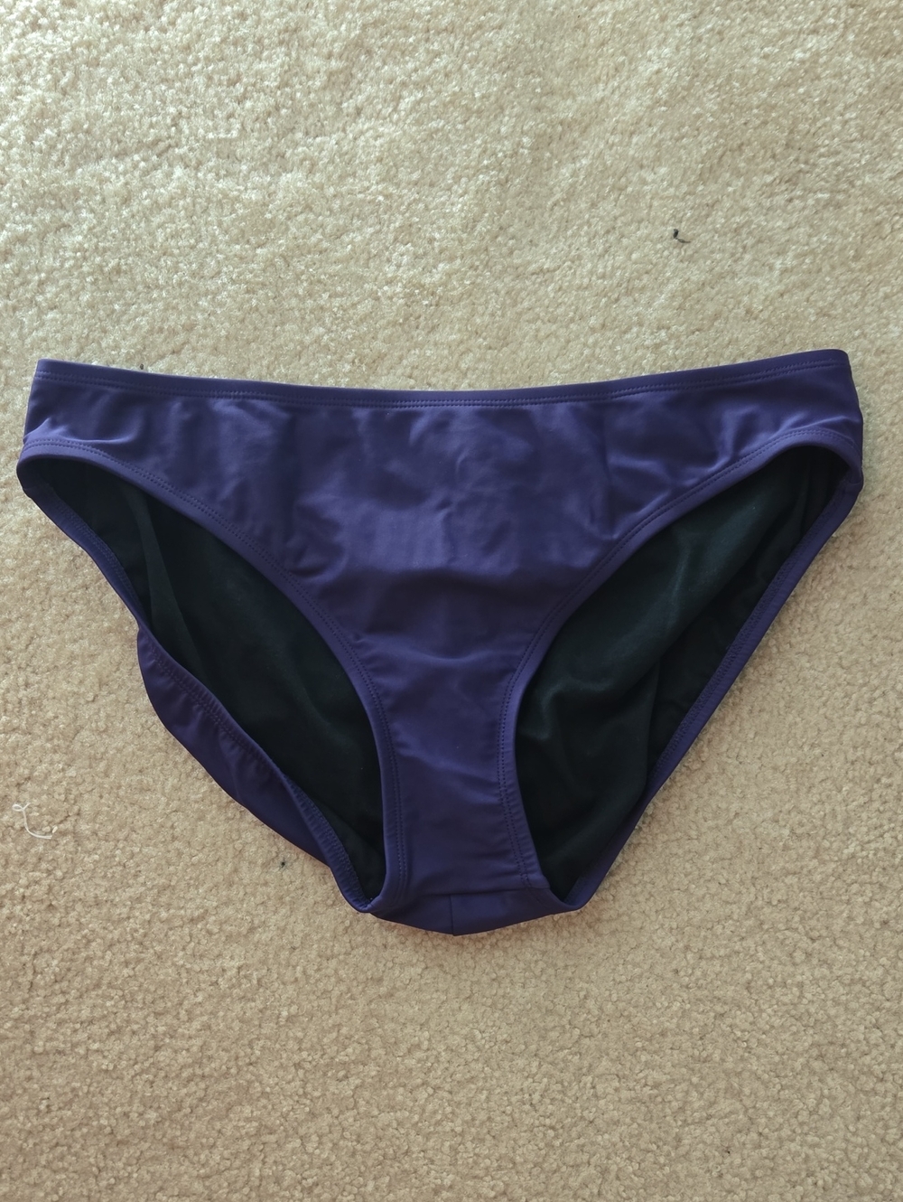 Women's Purple Bikini Bottom - Classic Swim Brief